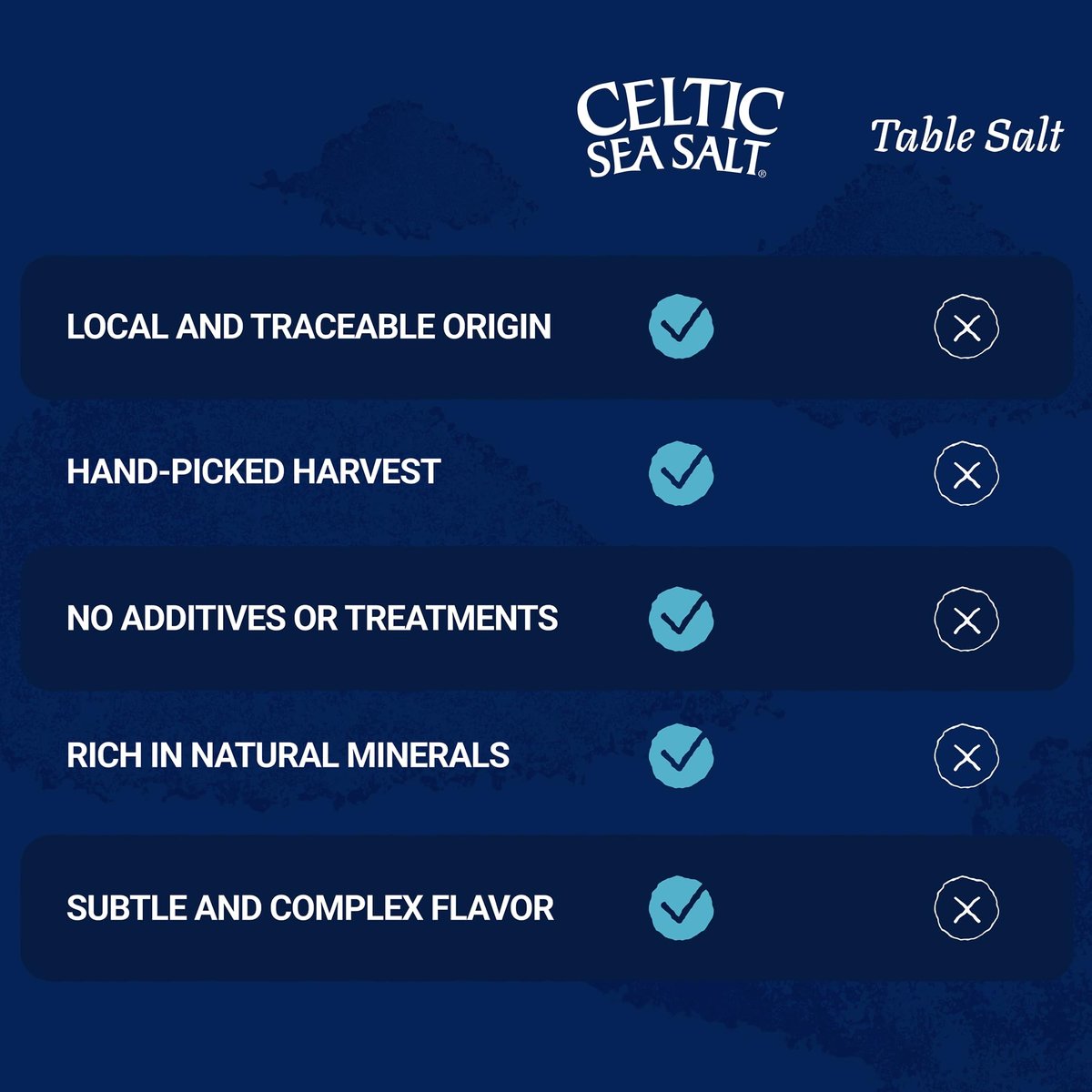 Celtic Sea Salt Feines Meersalz – Unraffiniertes Mineraliensalz, nachhaltig geerntet, GMP-zertifiziert, laborgeprüft – zum Backen, Kochen, für die Flüssigkeitszufuhr und den täglichen Gebrauch – 1 Pfund wiederverschließbarer Beutel