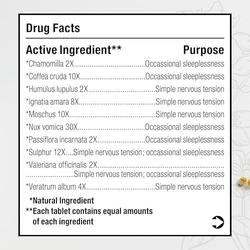 MediNatura BHI Beruhigungsunterstützung Tabletten – Natürliche, pflanzliche Hilfe bei einfacher nervöser Anspannung, Reizbarkeit & Schlaflosigkeit – Entspannung & nächtliche Unterstützung – 100 Stück