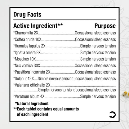 MediNatura BHI Beruhigungsunterstützung Tabletten – Natürliche, pflanzliche Hilfe bei einfacher nervöser Anspannung, Reizbarkeit & Schlaflosigkeit – Entspannung & nächtliche Unterstützung – 100 Stück