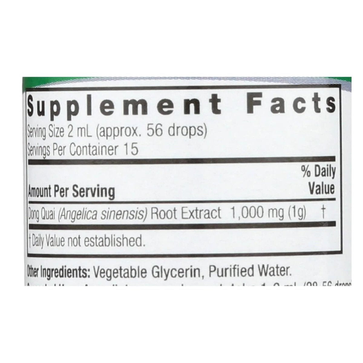 Nature's Answer Dong Quai Frauenunterstützung – Alkoholfreier flüssiger Extrakt zur hormonellen Balance, 30 ml