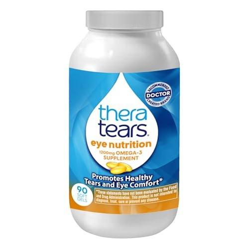 TheraTears Omega-3 Supplement 1200mg – 90 Kapseln für gesunde Augen