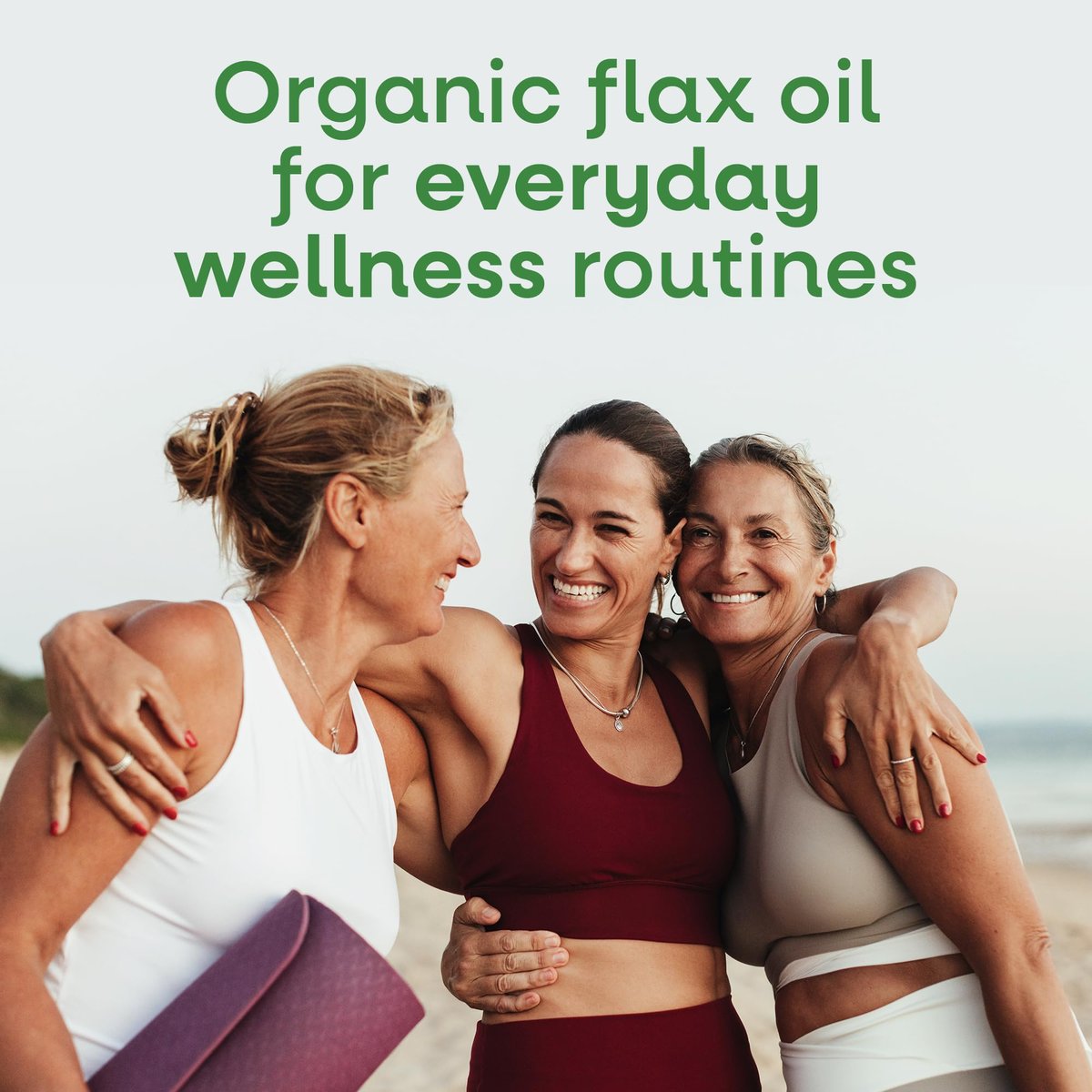 Nature's Way Bio-Leinöl Super Lignan, kaltgepresstes Leinsamenöl mit Omega-3 ALA, unraffiniertes Bio-Leinöl, ungesüßt, 24 Fl Oz