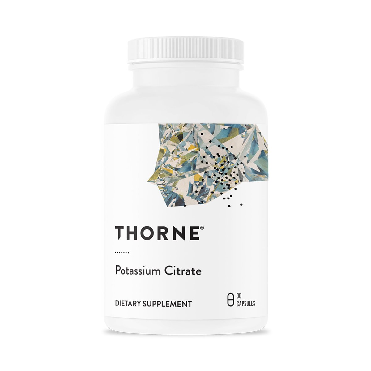 THORNE Kaliumcitrat – Essentielles Elektrolyt-Präparat für Muskelfunktion, Herzgesundheit, Nervenfunktion und Unterstützung der Harnwege* – Drittanbieter-zertifiziert – glutenfrei – 90 Kapseln