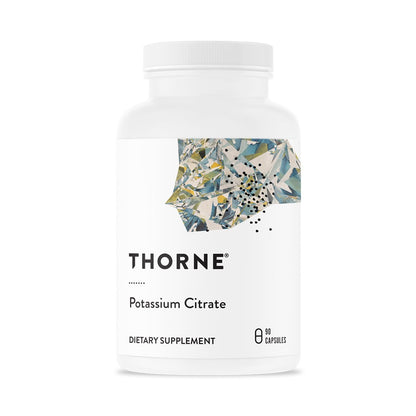 THORNE Kaliumcitrat – Essentielles Elektrolyt-Präparat für Muskelfunktion, Herzgesundheit, Nervenfunktion und Unterstützung der Harnwege* – Drittanbieter-zertifiziert – glutenfrei – 90 Kapseln