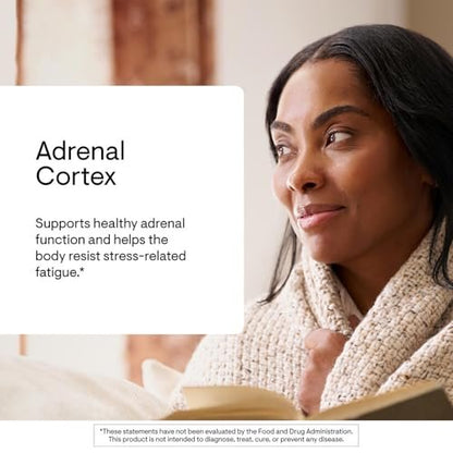 THORNE Adrenal Cortex – Nahrungsergänzungsmittel für Cortisol-Management, Unterstützung der Nebennierenfunktion, Stressbewältigung und Immunsystem – 60 Kapseln