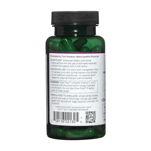Vitanica Slow Flow – Menstruationsunterstützung, vegan, 60 Kapseln