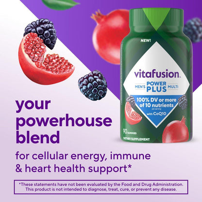 Vitafusion Power+ Männer Multivitamin Gummis – 90 Stück