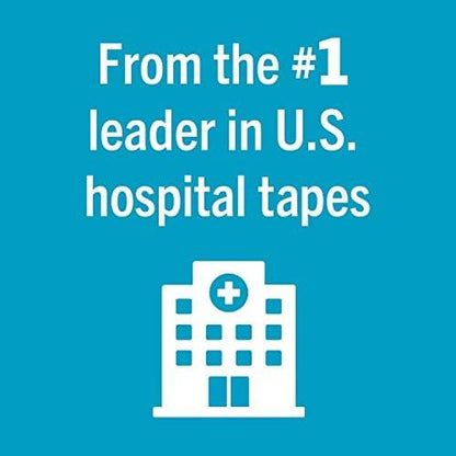 Nexcare Absolute Waterproof Tape – Flexible Schaumstoff-Klebeband für medizinische Verbände, 1 Zoll x 5 Yards, 1 Rolle
