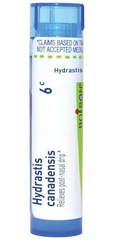 Boiron Hydrastis Canadensis 6C Homöopathisches Mittel bei postnasalem Tropfen - 80 Kügelchen