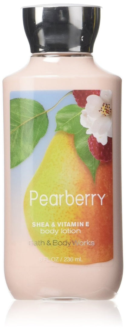 Bath & Body Works Pearberry Shea & Vitamin E Body Lotion – 237 ml Feuchtigkeitspflege für geschmeidige Haut