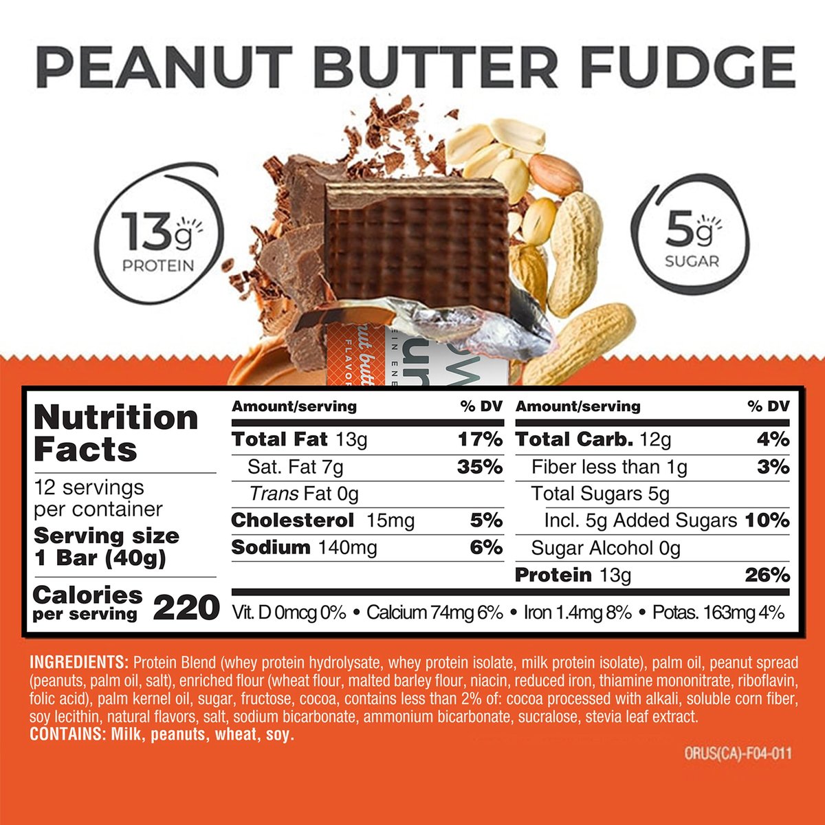 Power Crunch Protein Energy Wafer Bars, Erdnussbutter-Schokolade, 1,4 Unzen (12er Pack)