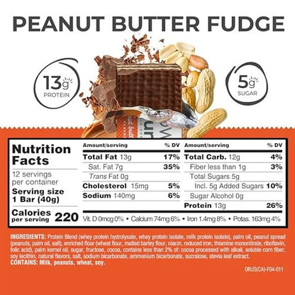 Power Crunch Protein Energy Wafer Bars, Erdnussbutter-Schokolade, 1,4 Unzen (12er Pack)