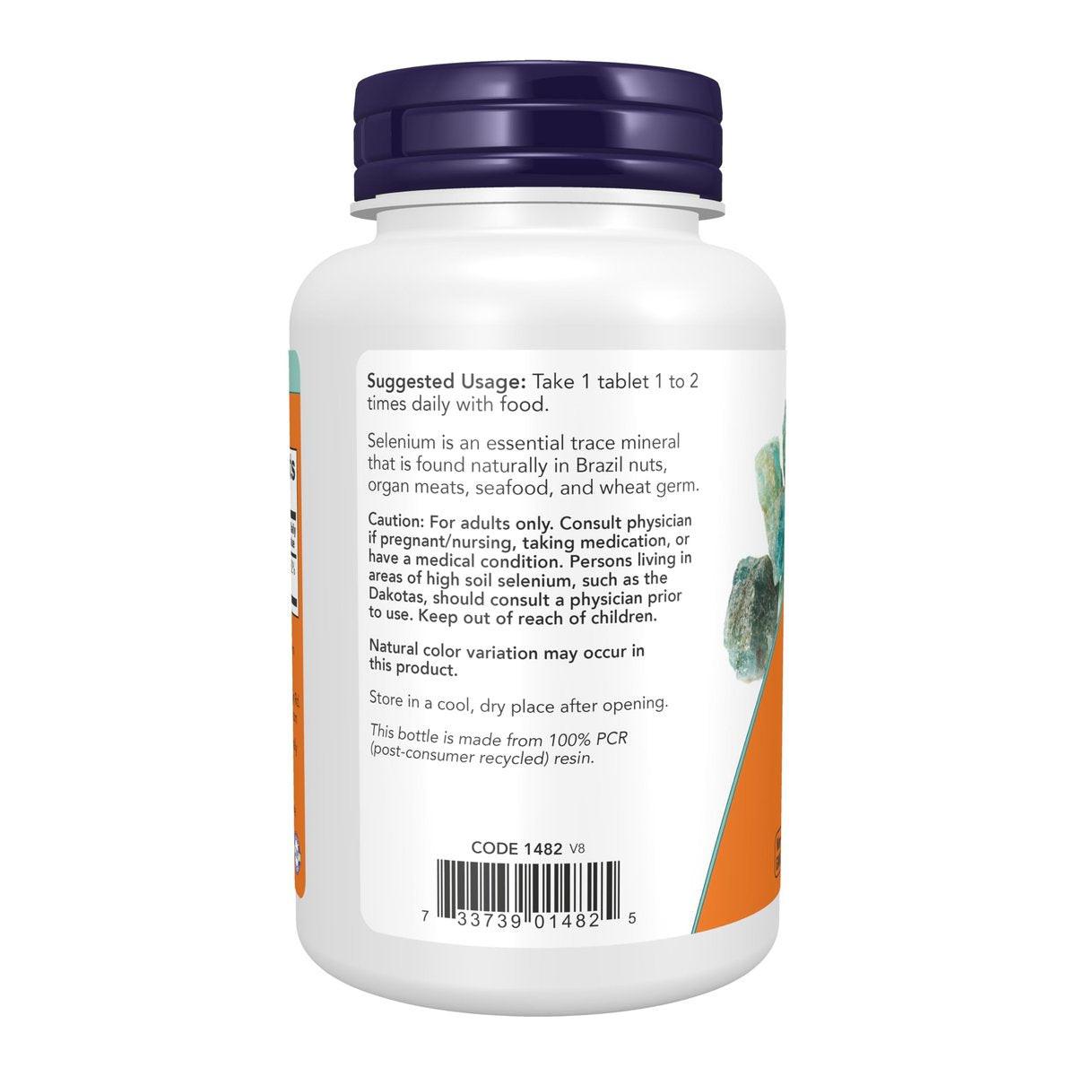 NOW Foods Selen 100 mcg – L-Selenomethionin, 250 Tabletten – Essentielles Mineral für Immunsystem & Schilddrüse