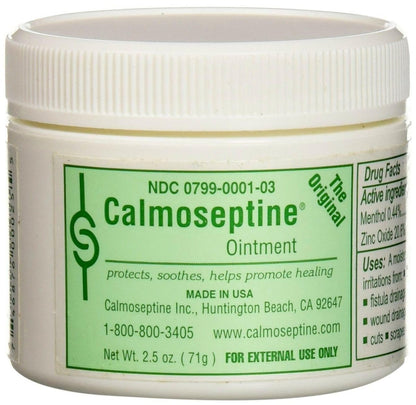 Calmoseptine Salbe – 2,5 Unzen Glas – Hautschutz und Pflege