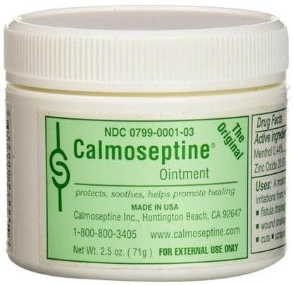 Calmoseptine Salbe – 2,5 Unzen Glas – Hautschutz und Pflege