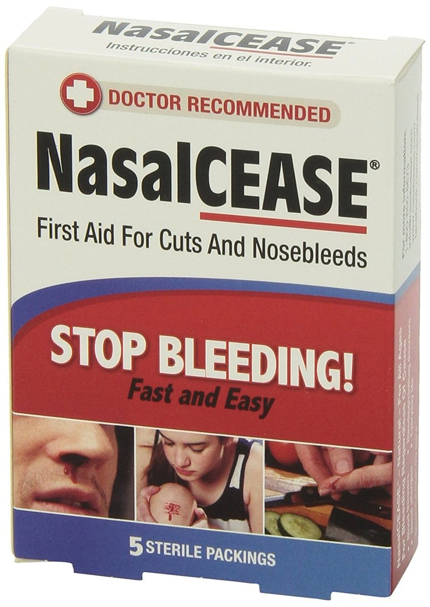 NasalCEASE Erste Hilfe Nasenbluten, 5er-Pack