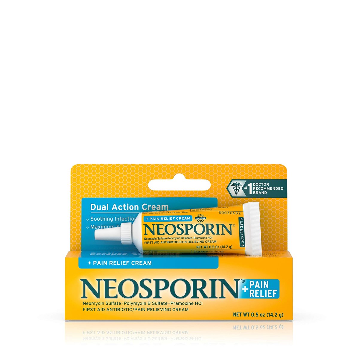 Neosporin + Schmerzlinderung Doppelwirkung Creme, 0,5 Unzen