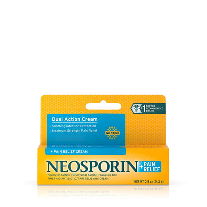 Neosporin + Schmerzlinderung Doppelwirkung Creme, 0,5 Unzen