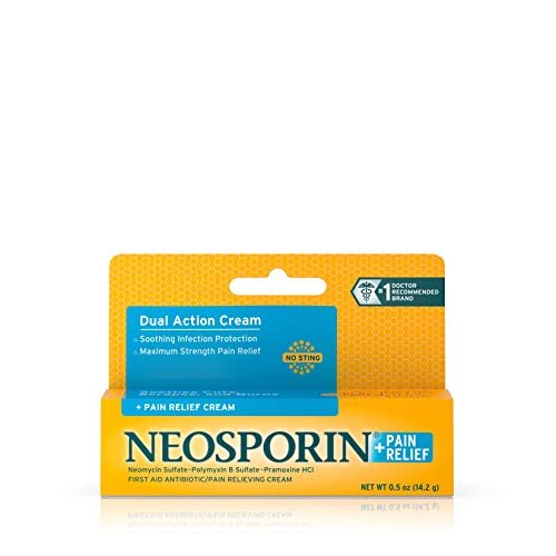 Neosporin + Schmerzlinderung Doppelwirkung Creme, 0,5 Unzen