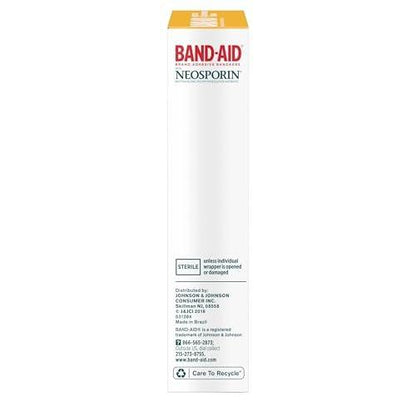 Band-Aid Markenpflaster mit Antibiotikum, extra groß, 8 Stück (1 Packung)