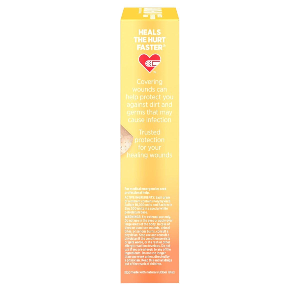 Band-Aid Markenpflaster mit Antibiotikum, extra groß, 8 Stück (1 Packung)