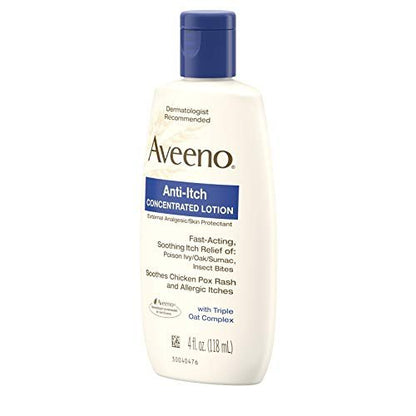 Aveeno Anti-Juckreiz Konzentrierte Lotion, 118 ml – Beruhigende Pflege bei Hautreizungen