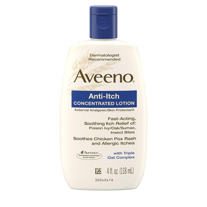 Aveeno Anti-Juckreiz Konzentrierte Lotion, 118 ml – Beruhigende Pflege bei Hautreizungen