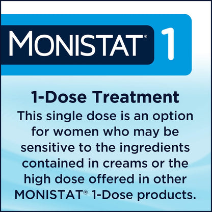 Monistat 1-Tag Behandlung von Scheidenpilzinfektionen für Frauen, 1 vorgefüllter Tioconazol-Crem-Applikator, schnelle Linderung bei vaginalem Juckreiz