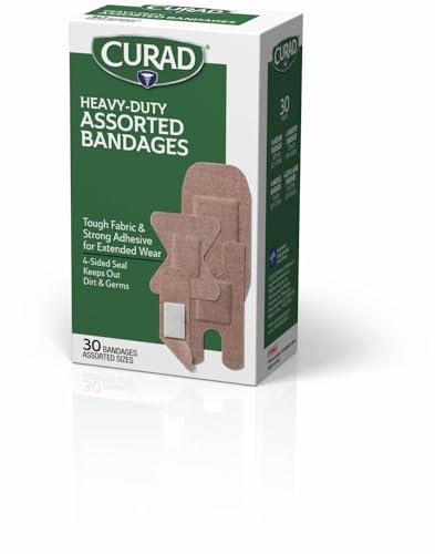 Curad Extra-Lange Schwerlast-Bandagen, gemischte Größen, 30 Stück, 1 Box