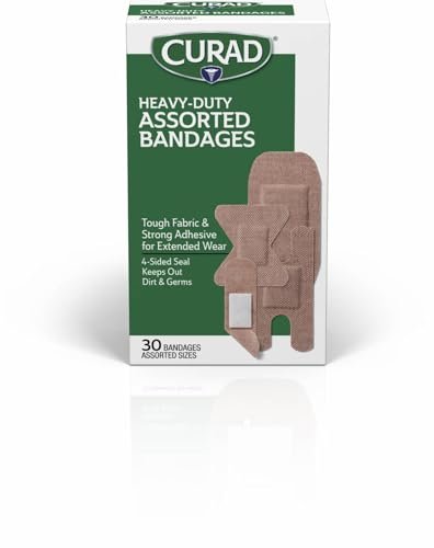 Curad Extra-Lange Schwerlast-Bandagen, gemischte Größen, 30 Stück, 1 Box