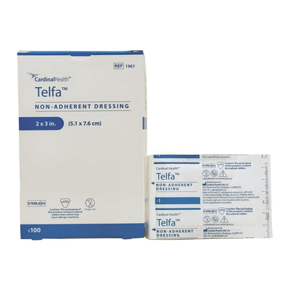 Telfa Nicht haftende Wundauflagen - 5 cm x 7,5 cm - 100 Stück