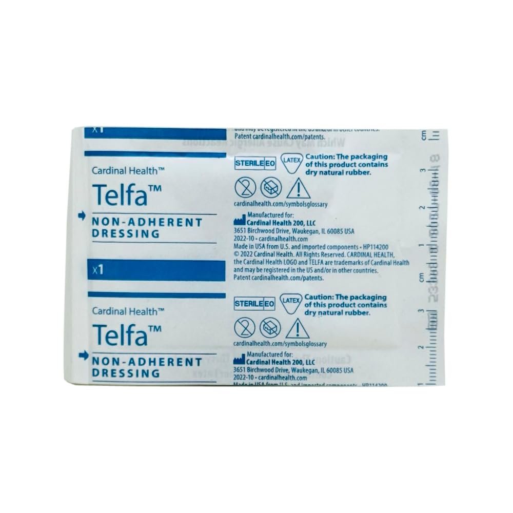 Telfa Nicht haftende Wundauflagen - 5 cm x 7,5 cm - 100 Stück