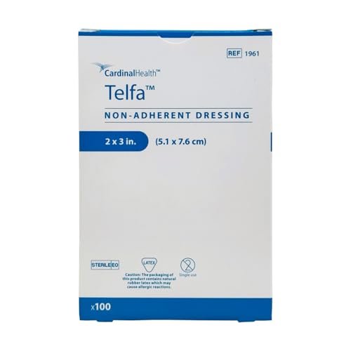 Telfa Nicht haftende Wundauflagen - 5 cm x 7,5 cm - 100 Stück