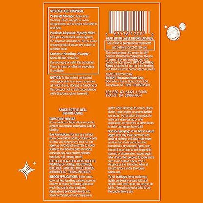 Nix Läuse- und Bettwanzen-Spray für Zuhause, tötet Läuse auf Bettwäsche und Möbeln, geruchsfrei und nicht färbend, 148 ml