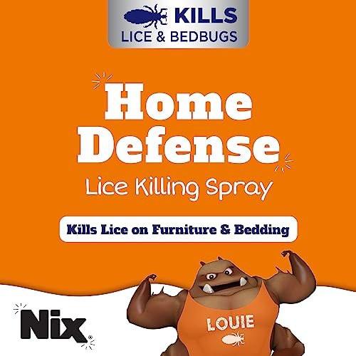 Nix Läuse- und Bettwanzen-Spray für Zuhause, tötet Läuse auf Bettwäsche und Möbeln, geruchsfrei und nicht färbend, 148 ml