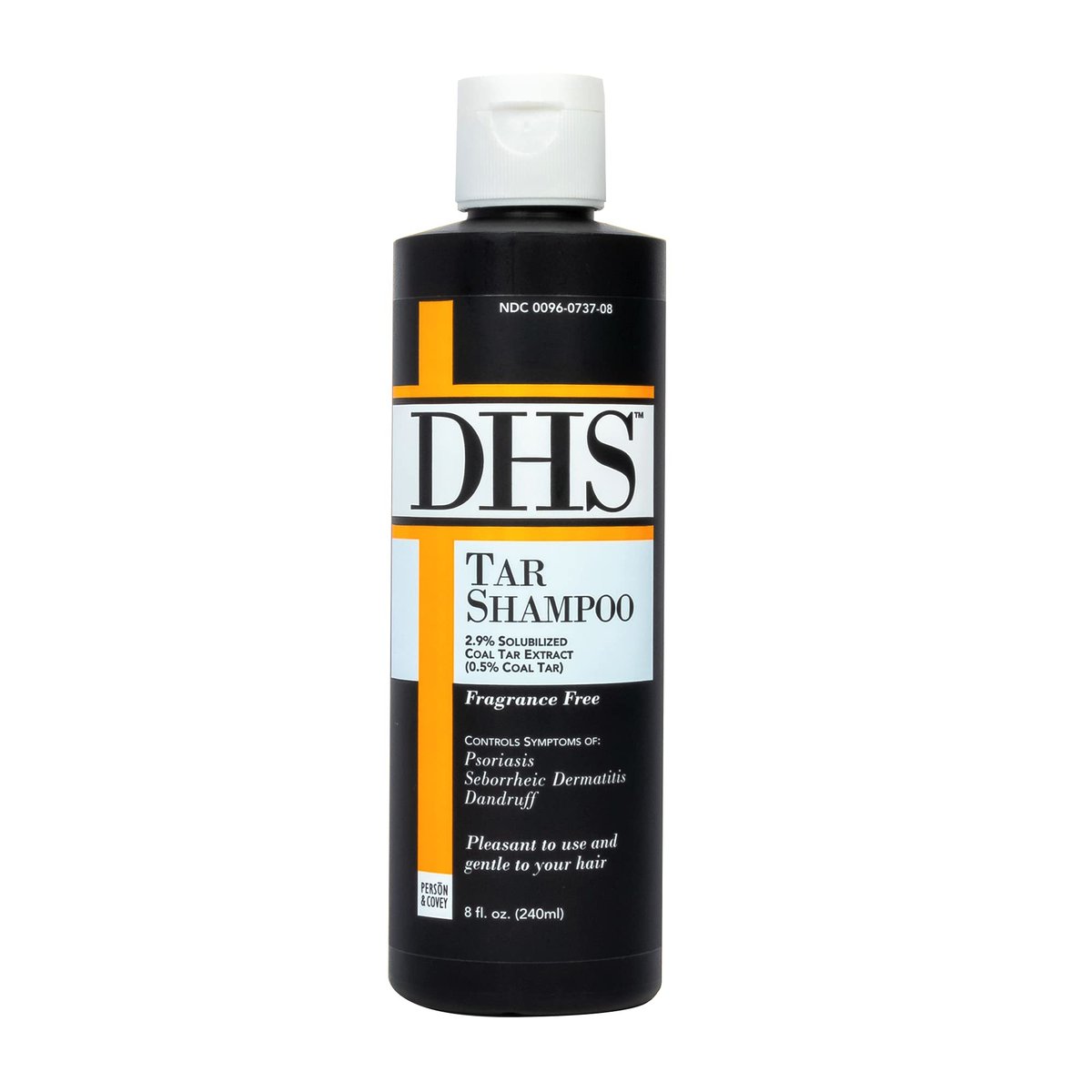 DHS Teer Shampoo, 240 ml – Medizinisches Shampoo bei Schuppen und Kopfhautproblemen