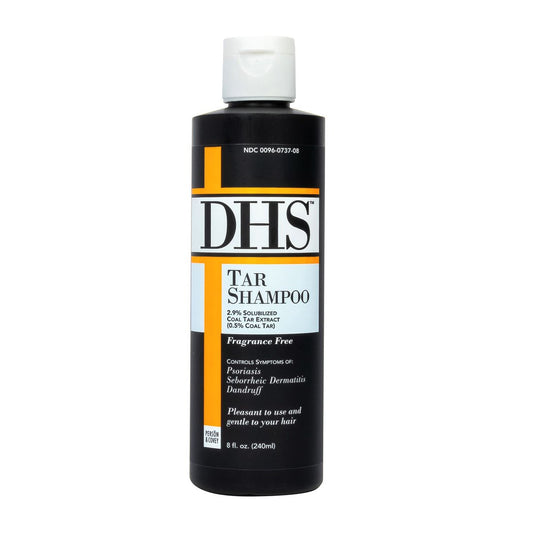 DHS Teer Shampoo, 240 ml – Medizinisches Shampoo bei Schuppen und Kopfhautproblemen