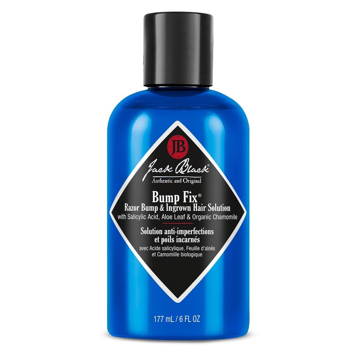 Jack Black Bump Fix – Akne, Rasierpickel & eingewachsene Haare Lösung – Feuchtigkeitsspendende Aknebehandlung für Männer, Aftershave & Serum, 177 ml