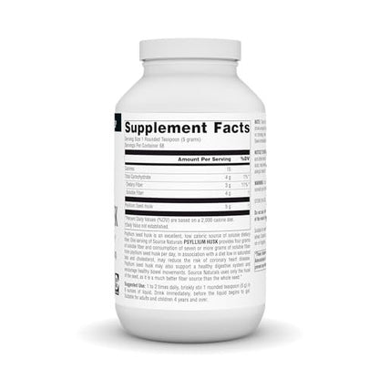 Source Naturals Psyllium Husk Powder, 340 g – Ballaststoffreiche Nahrungsergänzung