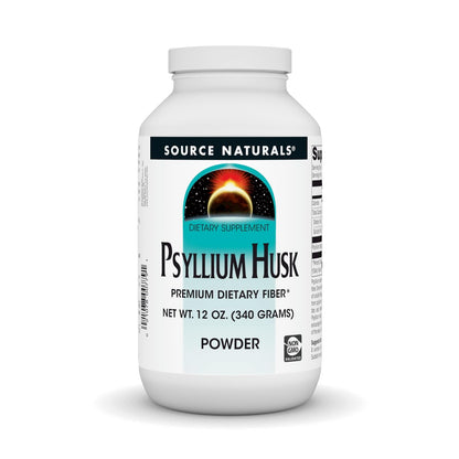 Source Naturals Psyllium Husk Powder, 340 g – Ballaststoffreiche Nahrungsergänzung