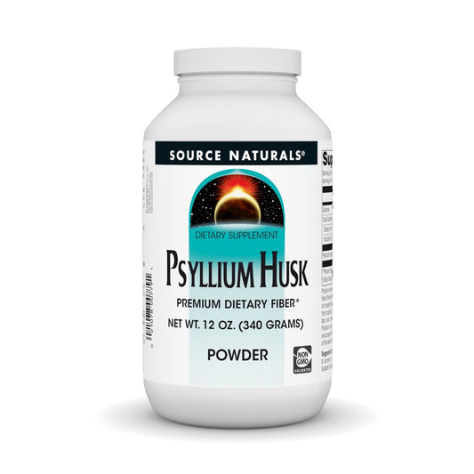Source Naturals Psyllium Husk Powder, 340 g – Ballaststoffreiche Nahrungsergänzung