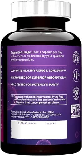 MRM Nutrition DHEA 50 mg – für Frauen und Männer – Mikronisiertes DHEA-Präparat für gesundes Altern, magere Muskeln und verbesserte Aufnahme – vegan, glutenfrei, nicht-GVO – 90 Portionen