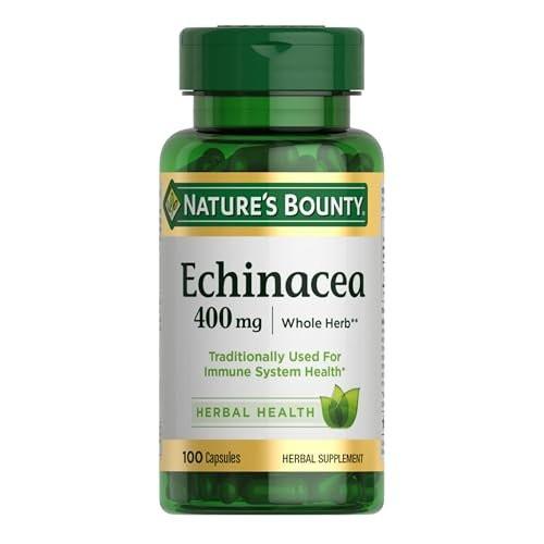 Nature's Bounty Echinacea 400mg – 100 Kapseln zur Unterstützung des Immunsystems