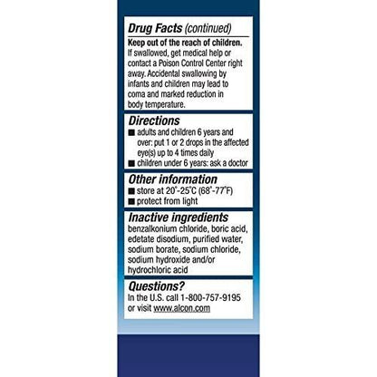 NAPHCON-A Allergie-Augentropfen 0,5 oz – Linderung bei juckenden, tränenden Augen
