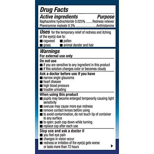 NAPHCON-A Allergie-Augentropfen 0,5 oz – Linderung bei juckenden, tränenden Augen