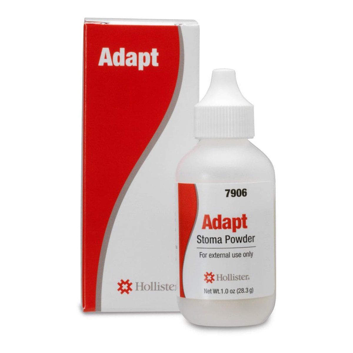 Hollister 7906 Adapt Stoma-Puder, 28 g – Hautschutzpulver für Stoma, Latexfrei, Haftpulver für Stomaversorgung