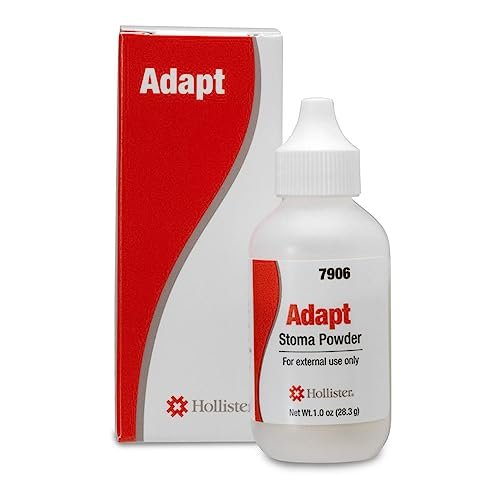 Hollister 7906 Adapt Stoma-Puder, 28 g – Hautschutzpulver für Stoma, Latexfrei, Haftpulver für Stomaversorgung