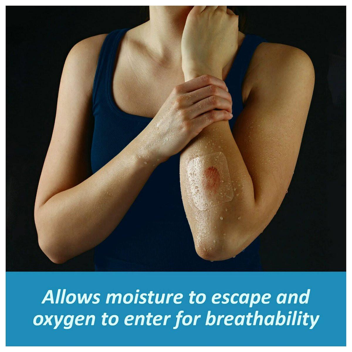 Nexcare Tegaderm wasserdichter transparenter Verband, schmutz- und keimdicht, schützt vor kleinen Verbrennungen, Schürfwunden, Schnitten, Blasen und Abschürfungen, 2,375 x 2,75 Zoll, 8 Stück