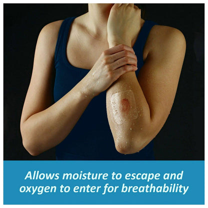 Nexcare Tegaderm wasserdichter transparenter Verband, schmutz- und keimdicht, schützt vor kleinen Verbrennungen, Schürfwunden, Schnitten, Blasen und Abschürfungen, 2,375 x 2,75 Zoll, 8 Stück