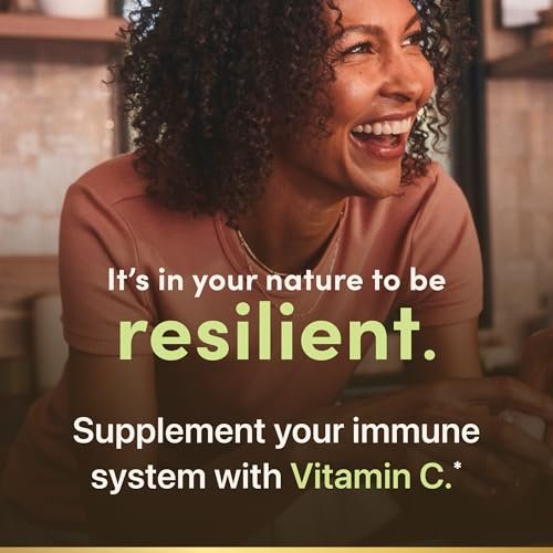 Nature's Bounty Vitamin C 500 mg – 250 vegane Tabletten zur Unterstützung des Immunsystems